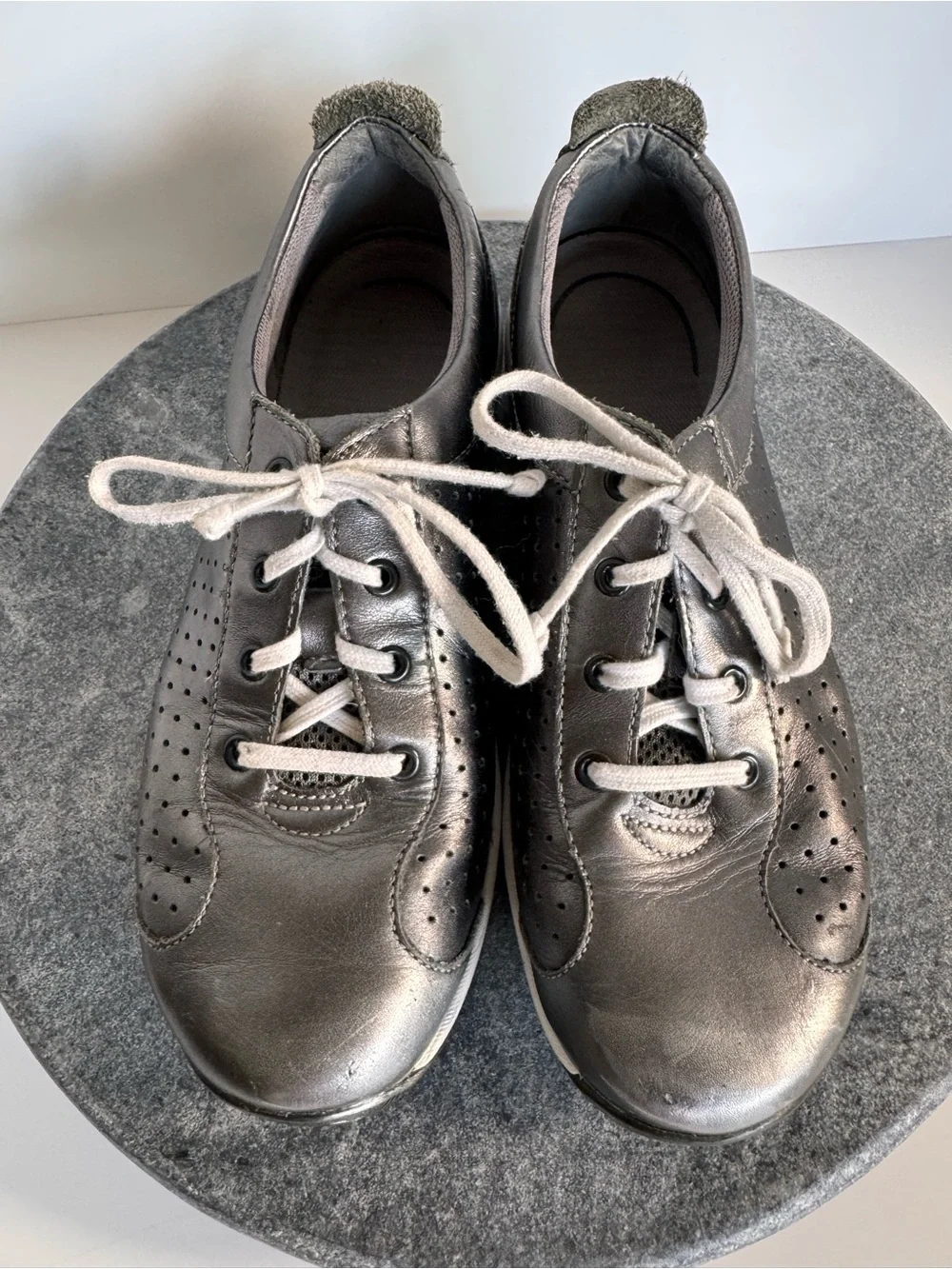 Dansko Leather Hillary Sneakers Tennis Shoes 39